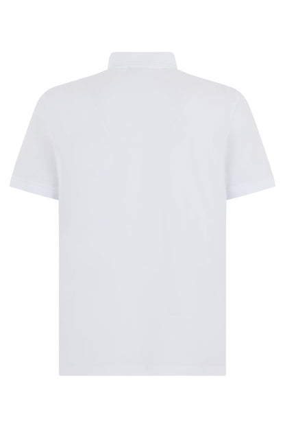 White polo in soft and breathable cotton RTW