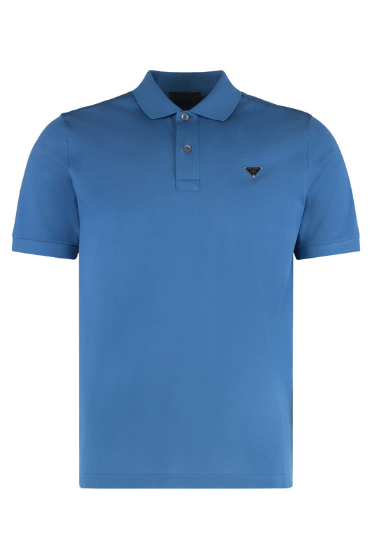 Cotton polo with logo RTW