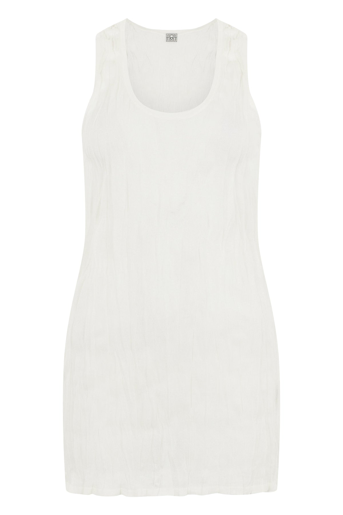 Crinkled Knit tank top wrinkled effect RTW