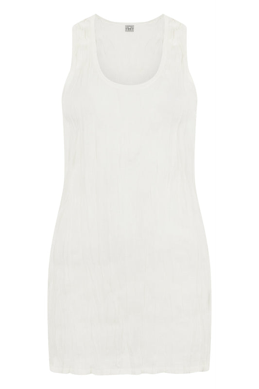Crinkled Knit tank top wrinkled effect RTW