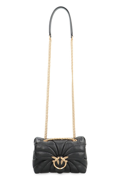 Pinko Love Puff leather mini crossbody bag