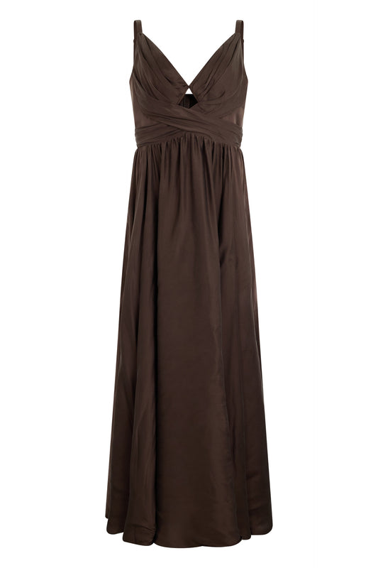 Long dress with neckline RTW