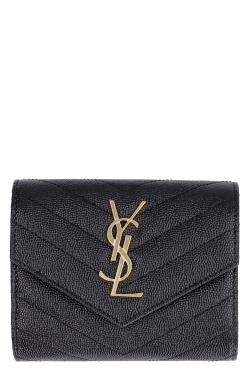 Saint Laurent Logo leather wallet