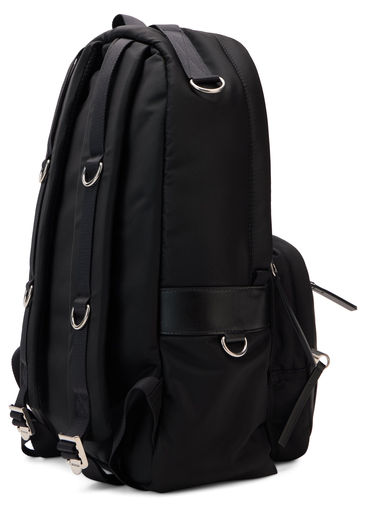 Nylon and leather backpack BAGS