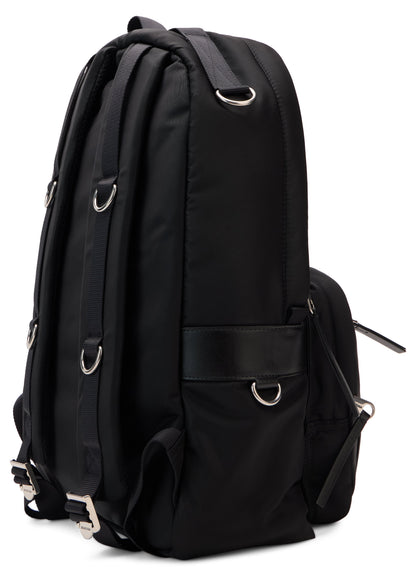 Nylon and leather backpack BAGS