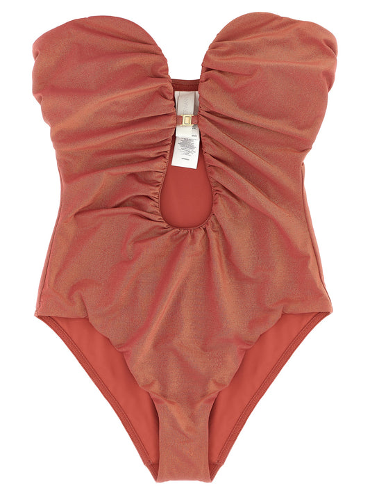 'Rhiannon Deep Plunge' one-piece swimsuit Beachwear