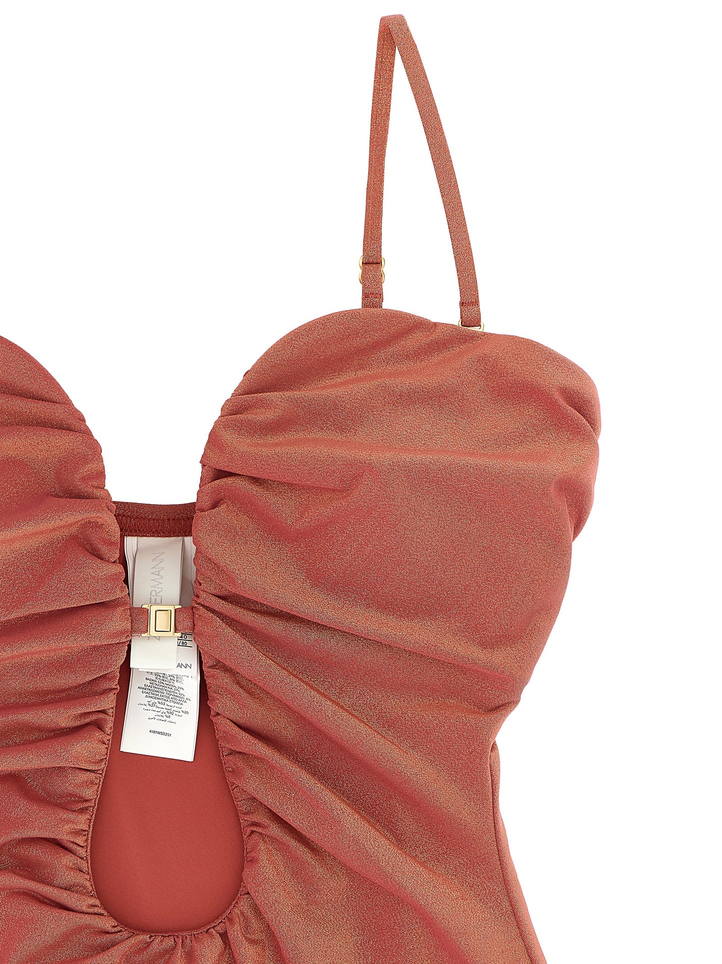 'Rhiannon Deep Plunge' one-piece swimsuit Beachwear