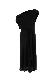 Co Draped off shoulder jersey dress