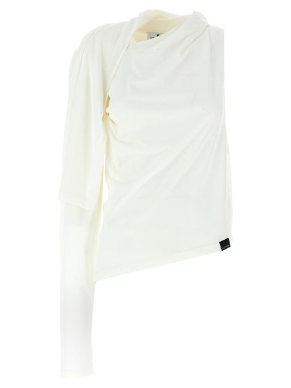 'Asymetrique Off The Shoulder' T-shirt T-shirt