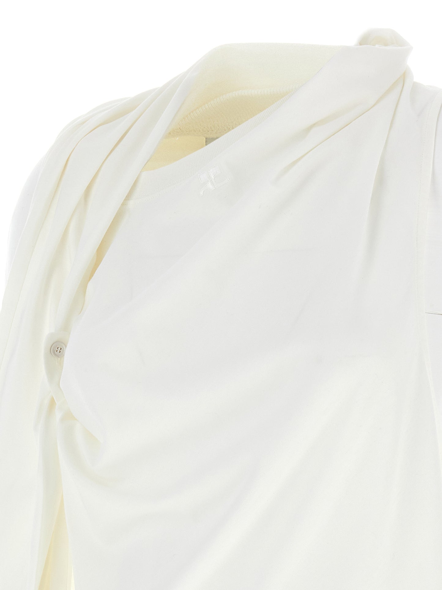 'Asymetrique Off The Shoulder' T-shirt T-shirt