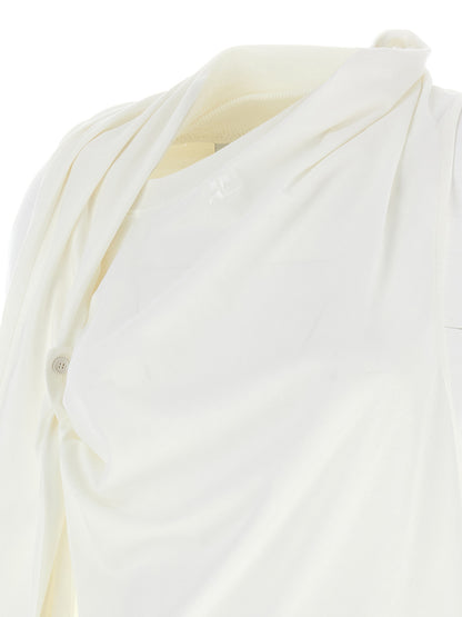 'Asymetrique Off The Shoulder' T-shirt T-shirt