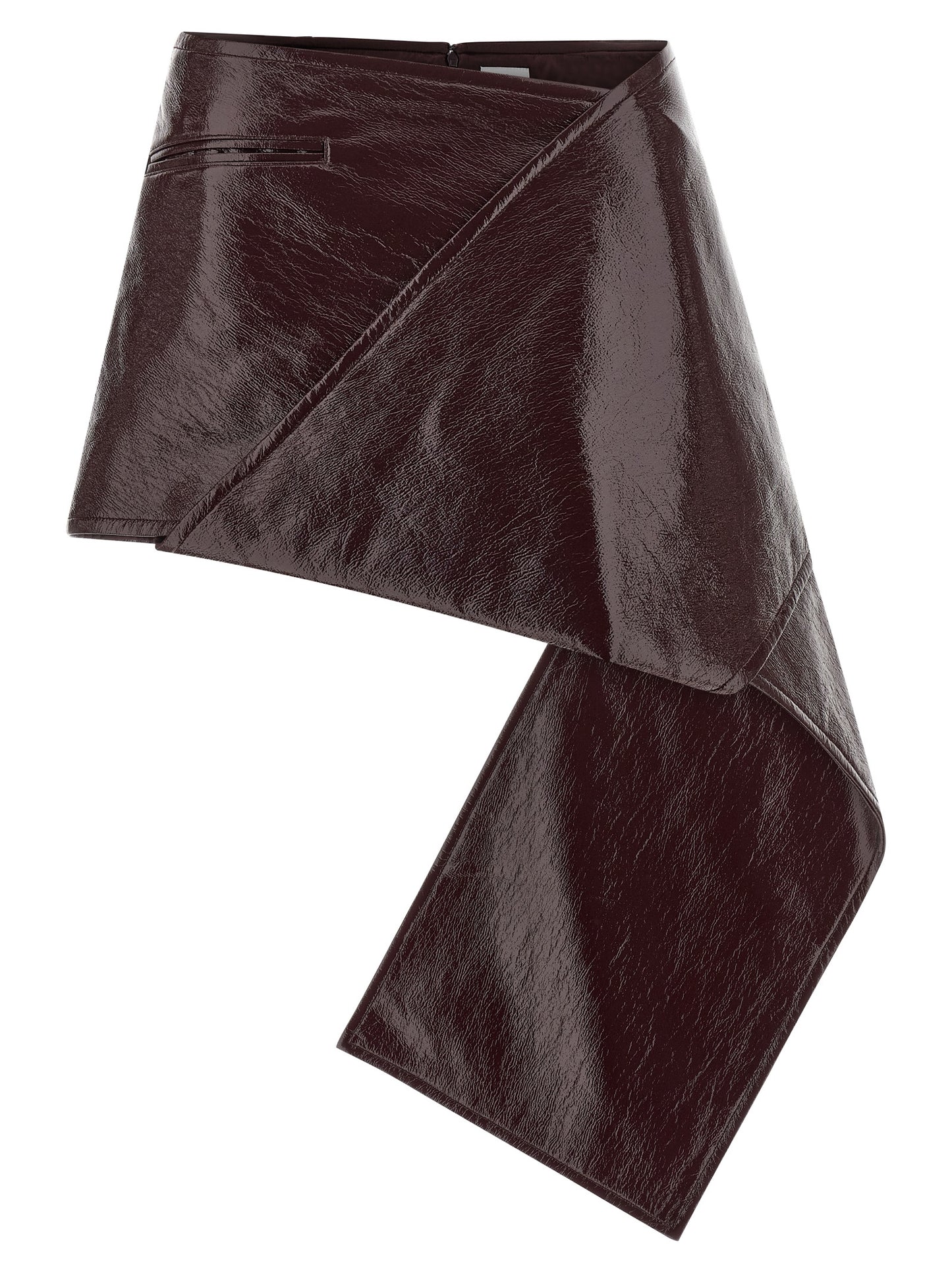 'Fold Vinyl Mini' skirt Skirts
