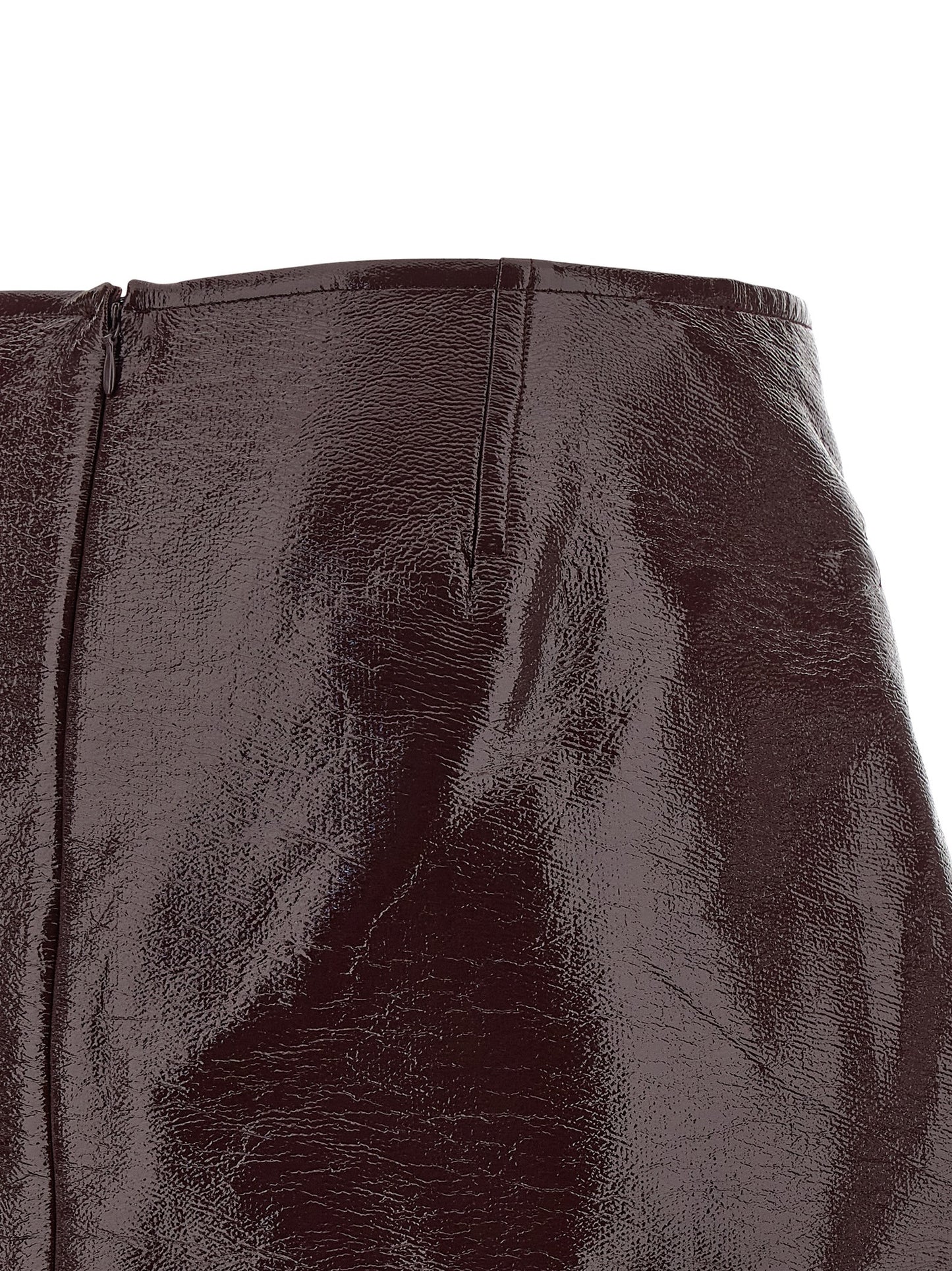 'Fold Vinyl Mini' skirt Skirts