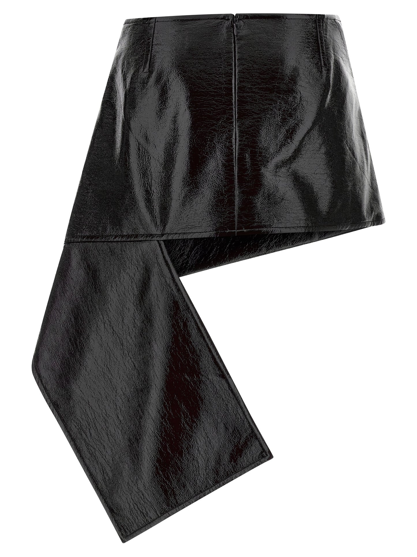 'Fold Vinyl Mini' skirt Skirts