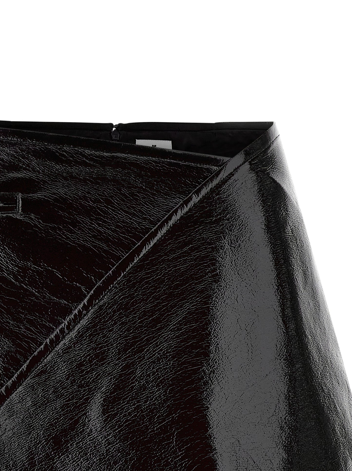 'Fold Vinyl Mini' skirt Skirts