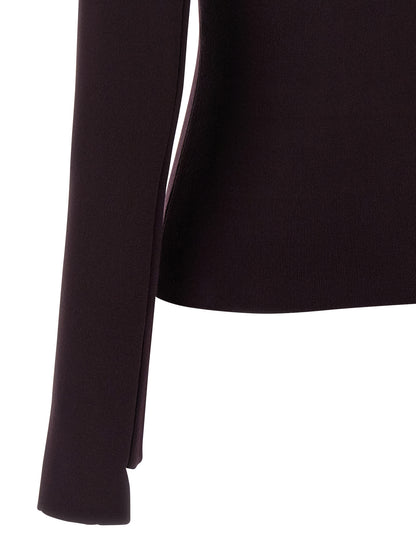 Interlock viscose sweater Sweater, cardigans