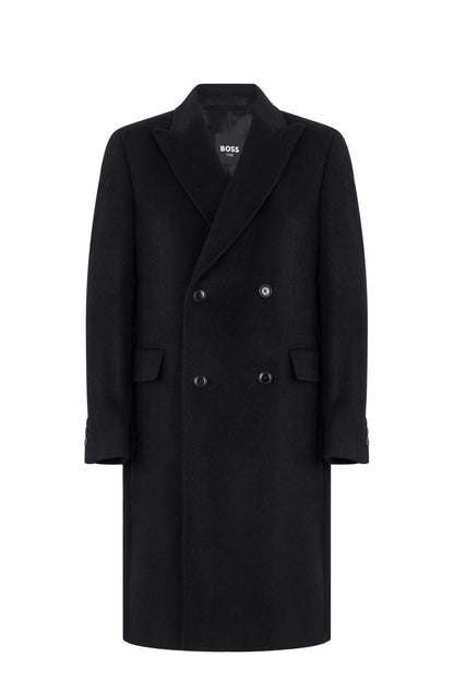 Double-breasted coat in wool blend RTW