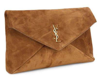 Large Cutch Envelope in suede leather RTW