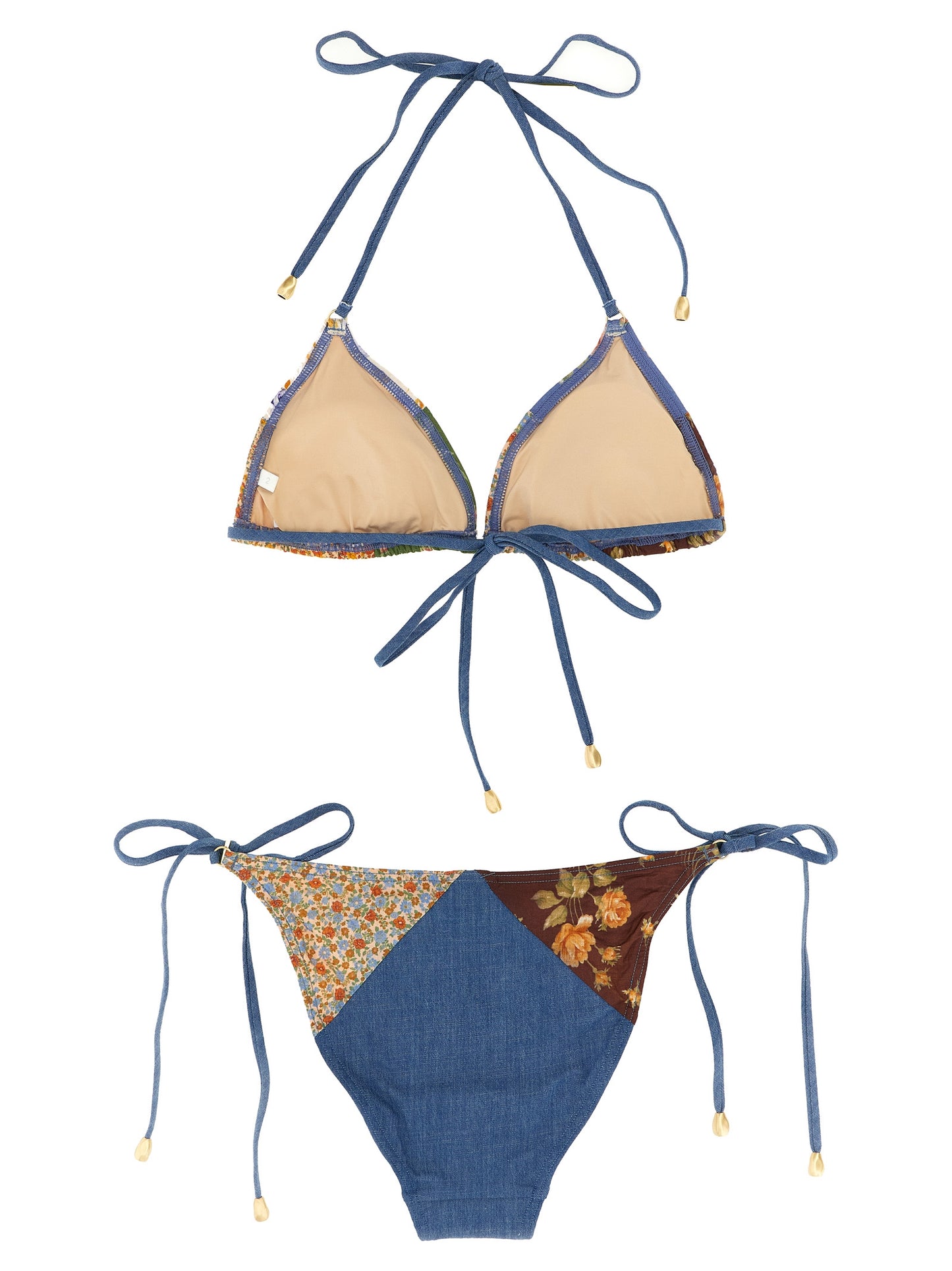 'Lucky Cotton Mini Tri' bikini Beachwear