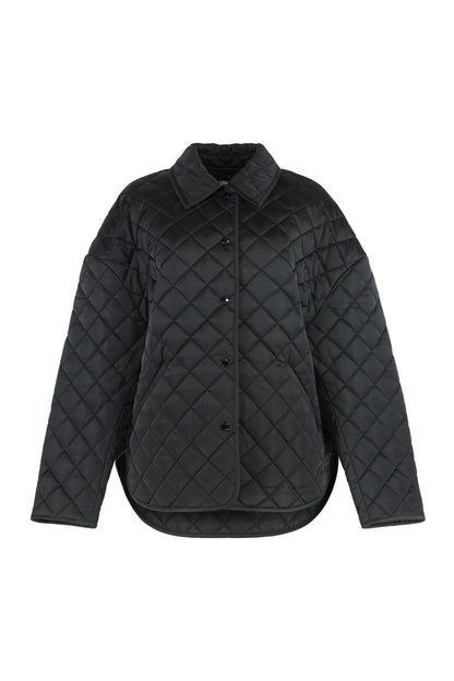 Totême Quilted jacket with collar