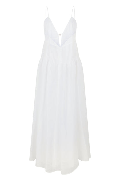Dress in linen and silk RTW