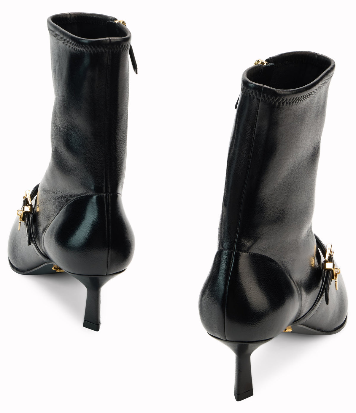 Stretch napa ankle boots SHOES