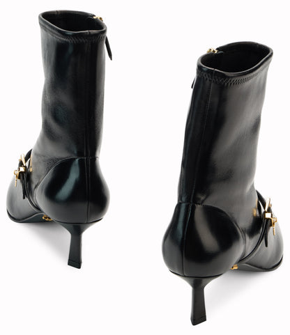 Stretch napa ankle boots SHOES