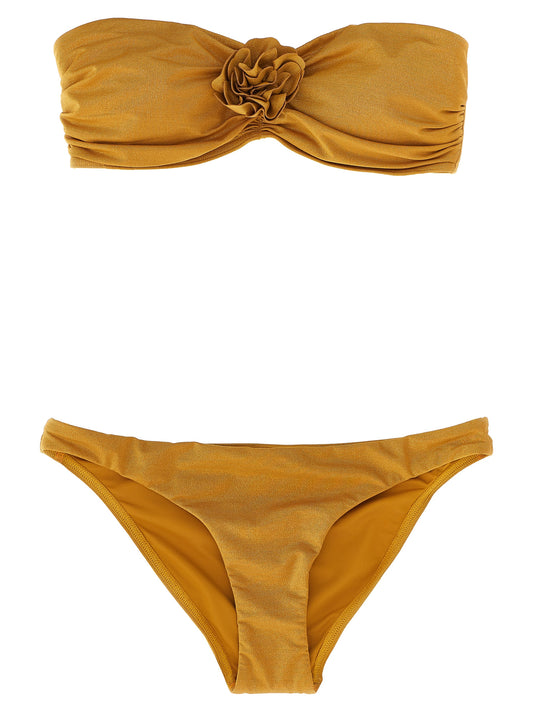 'Lucky Bandeau Flower' bikini Beachwear