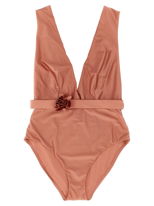 'Lucky Plunge Flower' one-piece swimsuit Beachwear