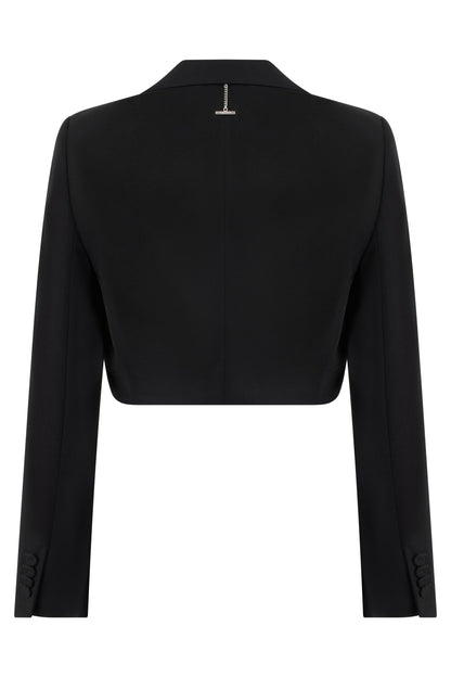 Cropped jacket in wool RTW