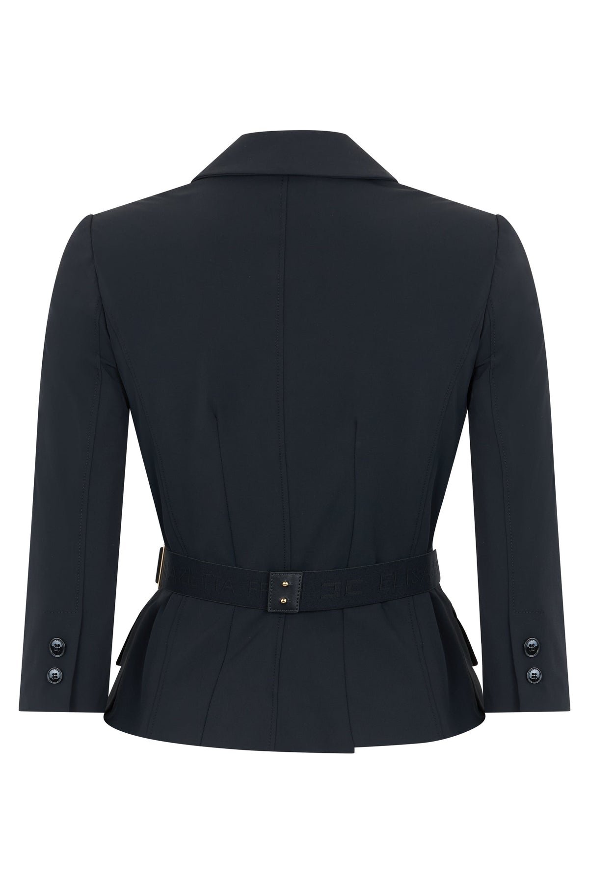 Stretch Fabric Jacket with Belt ACC