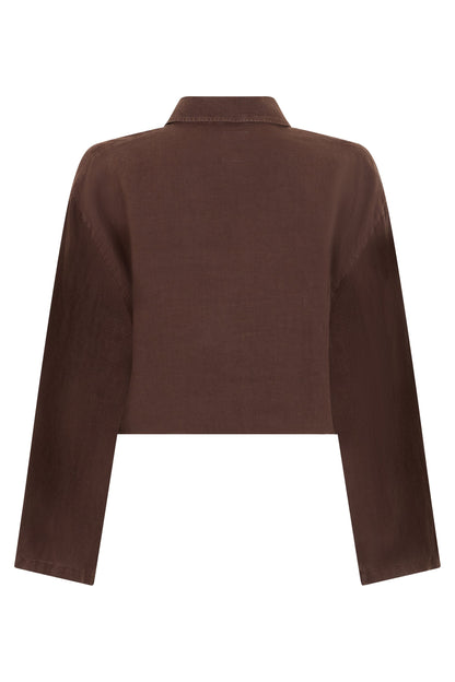 Linen crop top RTW