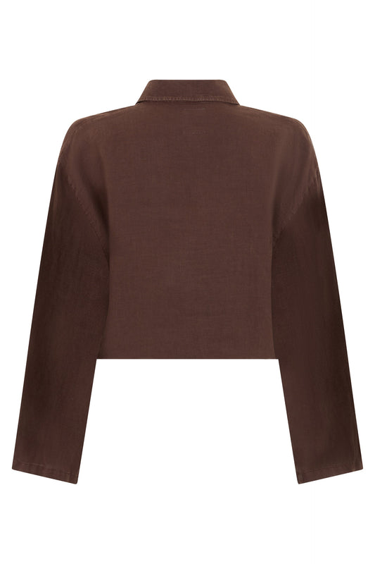 Linen crop top RTW