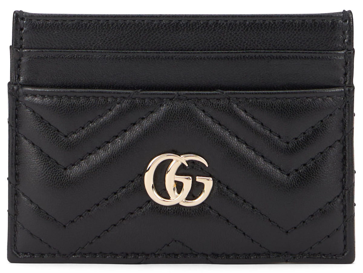 Gucci GG Marmont card holder in leather