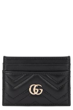 Gucci GG Marmont card holder in leather