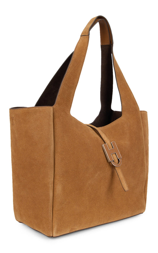 Trend shopper bag in suede leather BAGS
