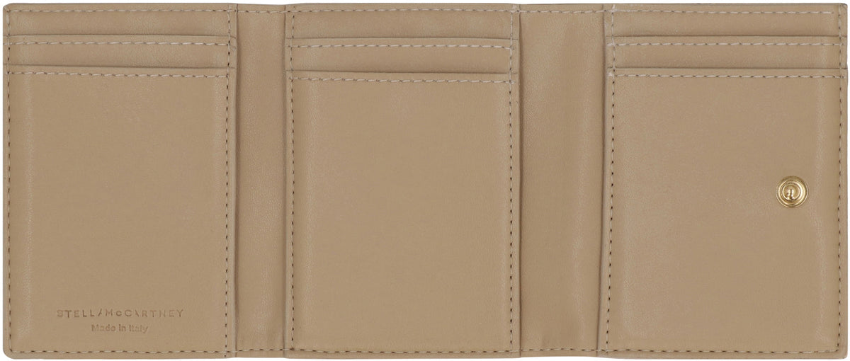 Stella McCartney Tri-Fold Falabella Wallet