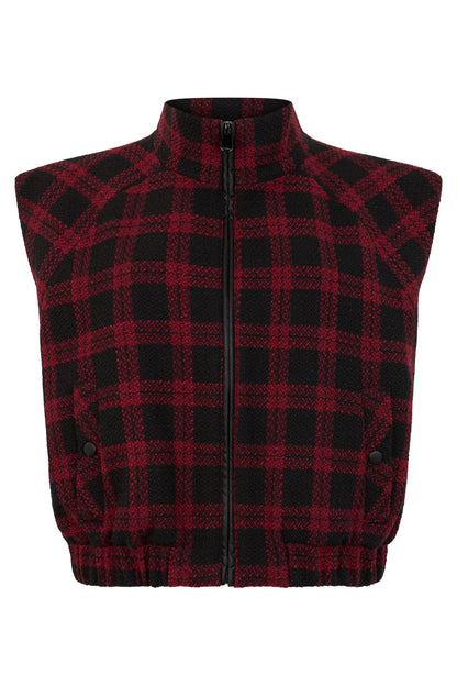 Checked vest RTW