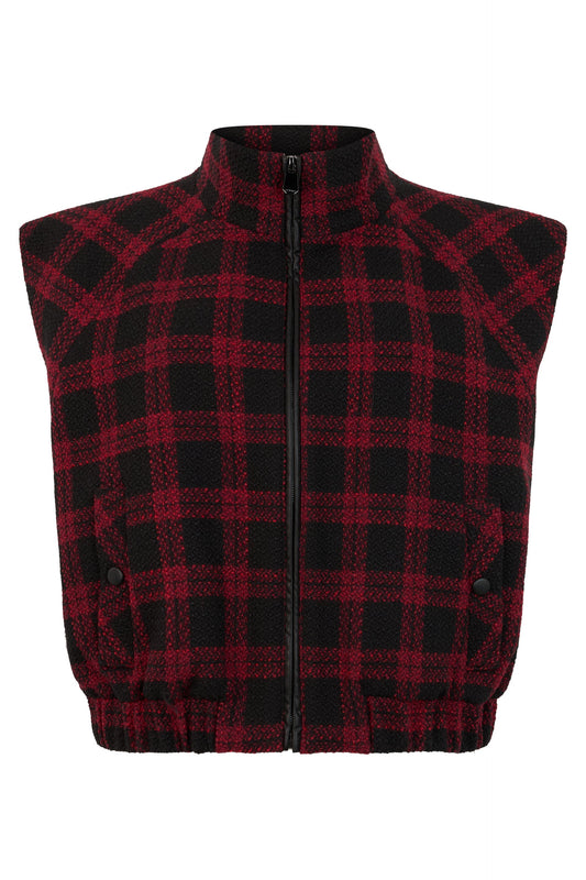 Checked vest RTW
