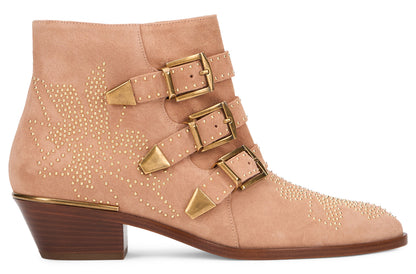 Chloé Susan ankle boots in suede with studs