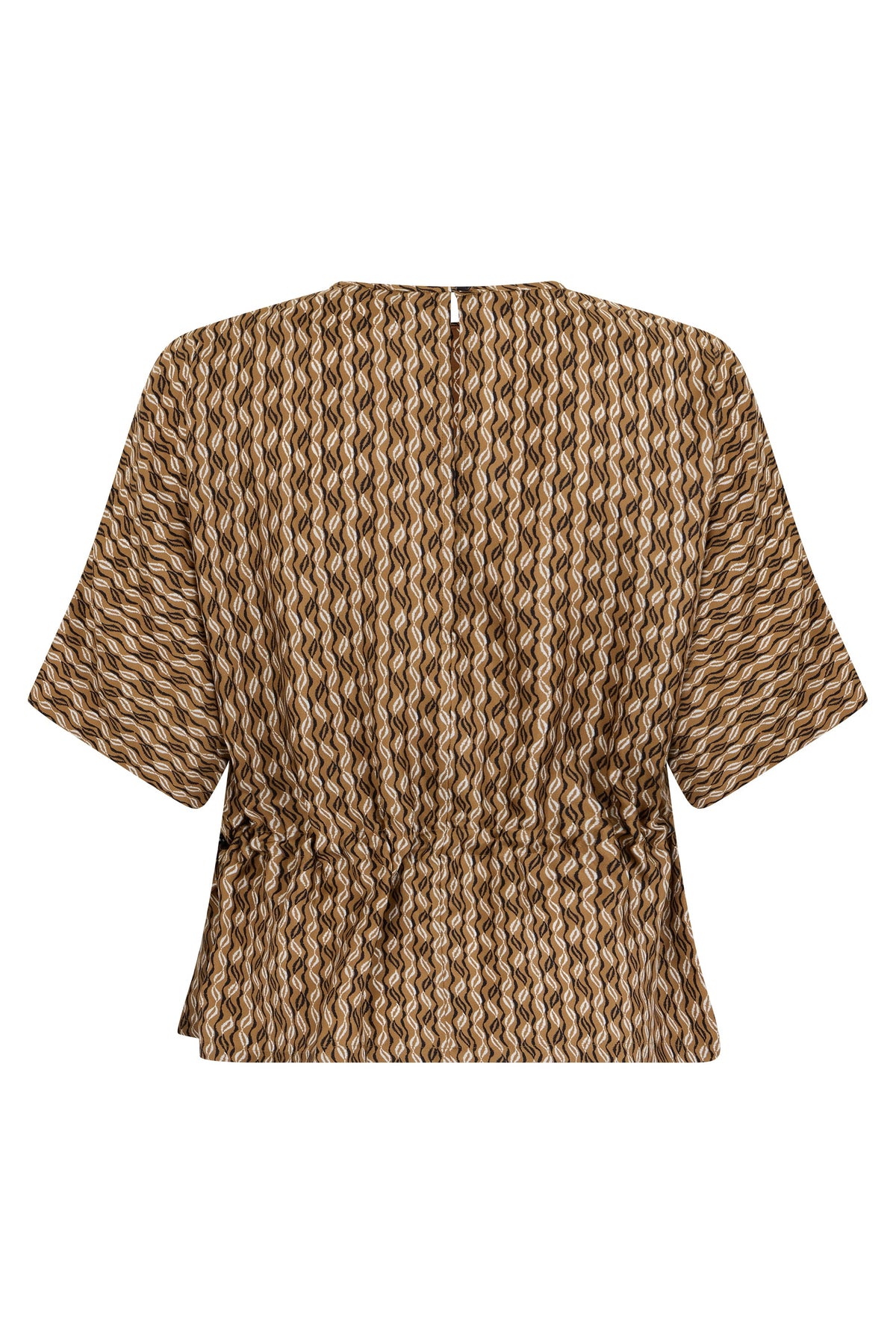 Printed silk top RTW