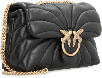Pinko Love Puff leather mini crossbody bag