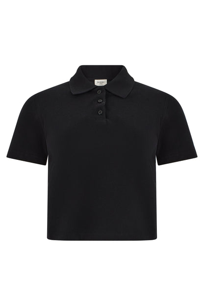 Black Classic Polo: Comfort and Everyday Style RTW