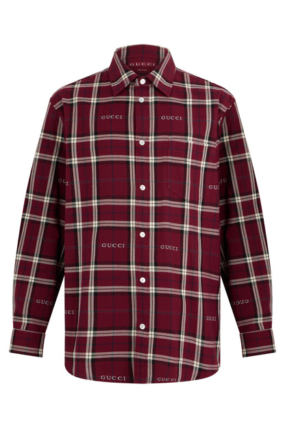 Checked cotton shirt RTW