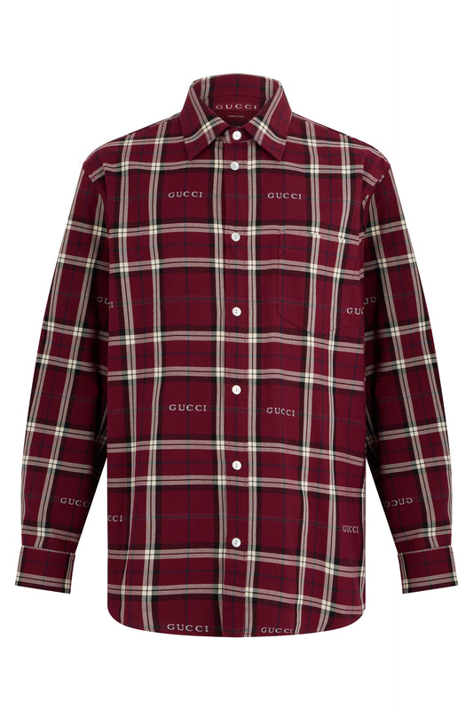 Checked cotton shirt RTW