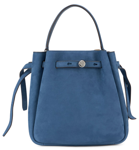 Tory Burch Elegant blue bag with details in laces
