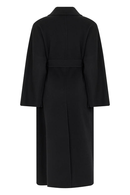Long coat with belt ACC