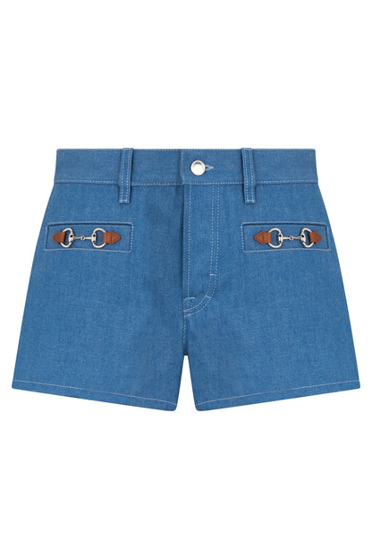 Short Pants in cotton with clips RTW