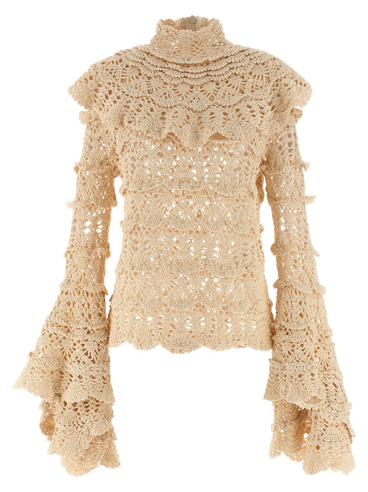 'Hypnotic Hand Crochet' sweater Sweater, cardigans
