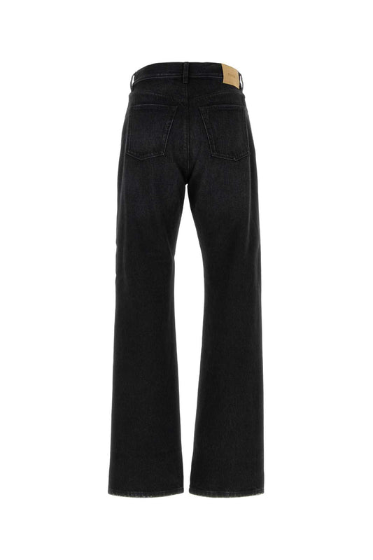DENIM REGULAR BLACK DENIM JEANS